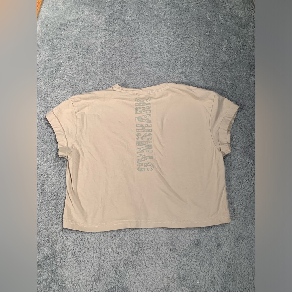 Gymshark Tan Crop Top small tee - Picture 7 of 9